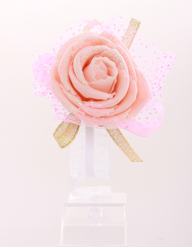 Blossom Bridesmaid Corsage in Peach